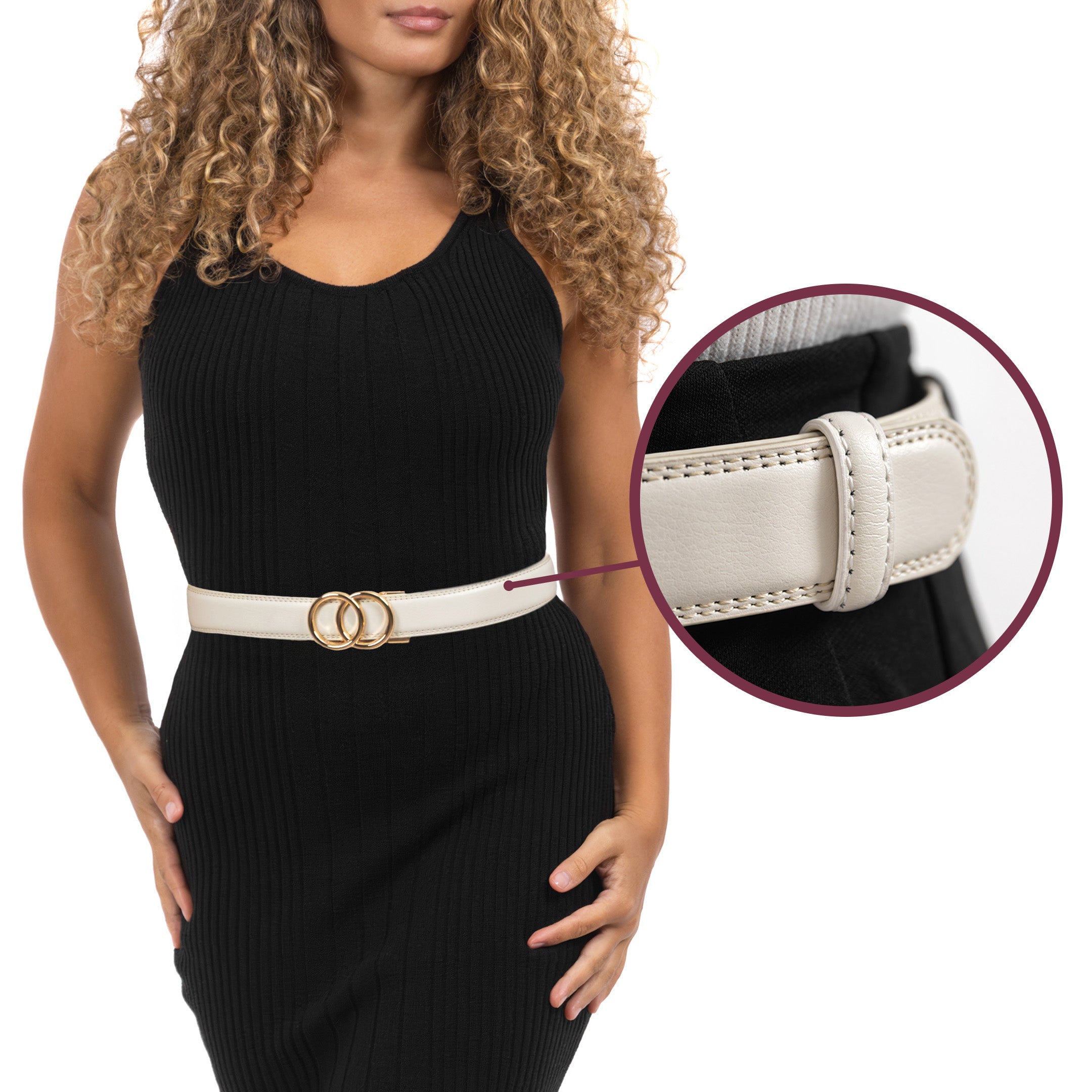 Modern Belt - Branco (vegan)