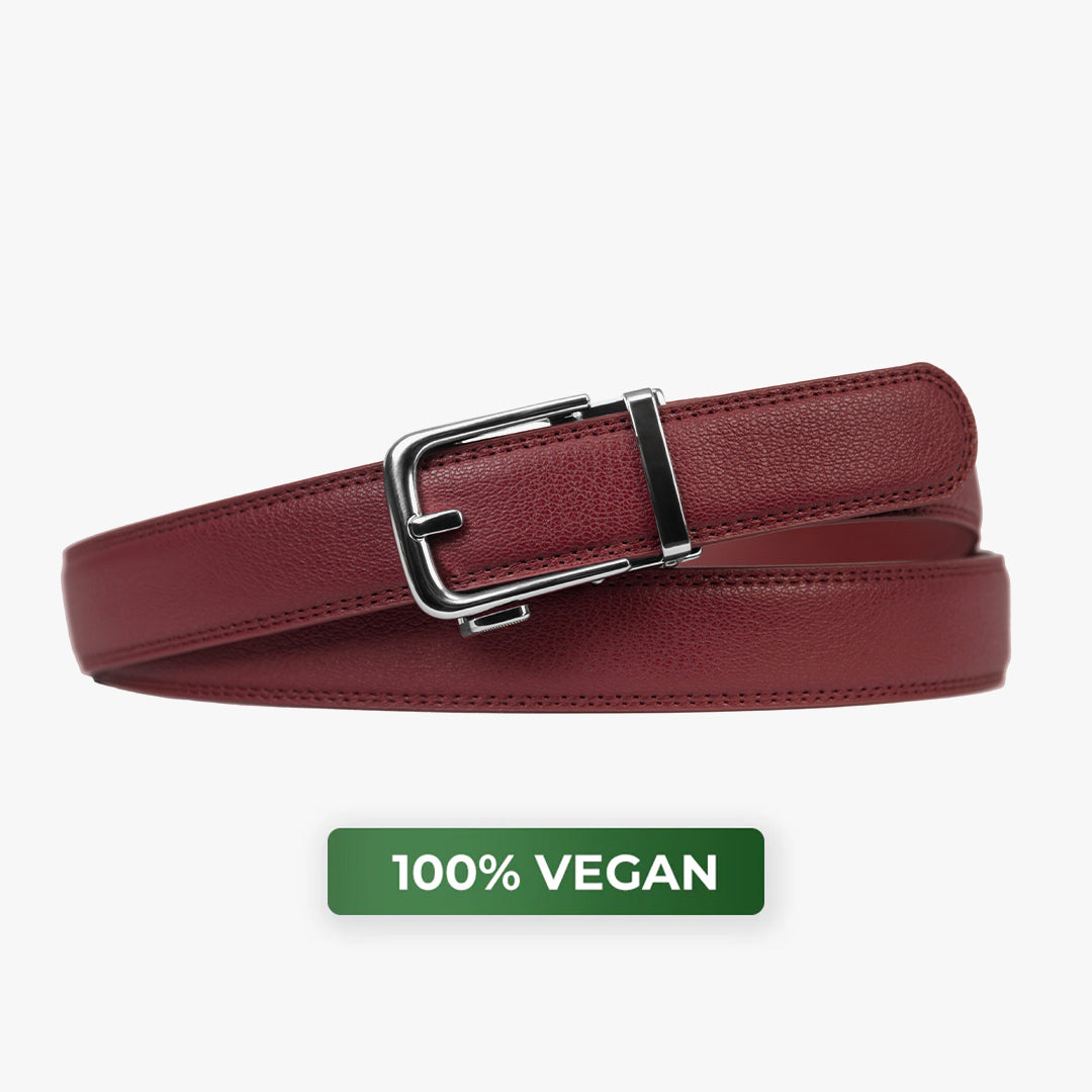 Classic Belt - Bordeaux (vegan)
