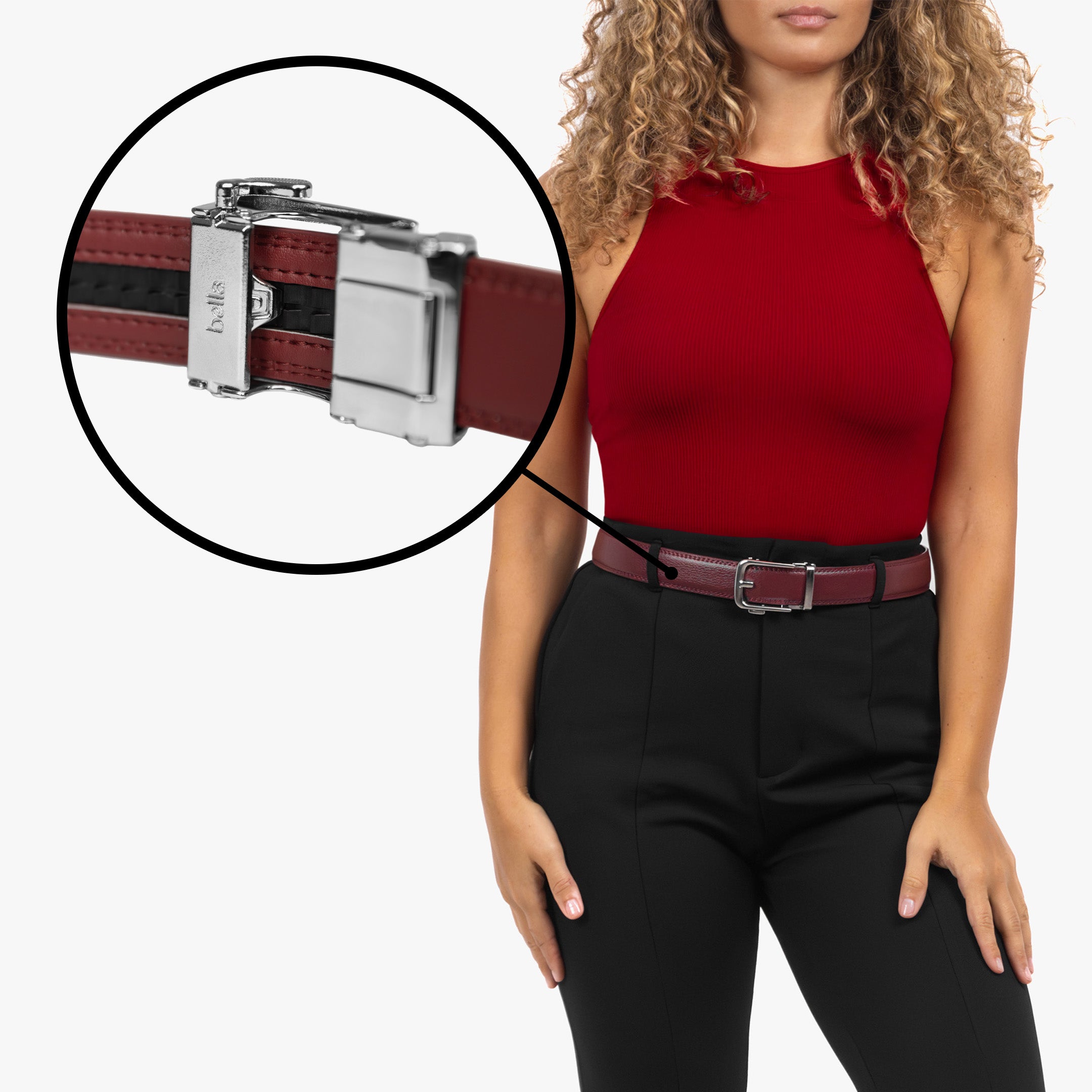 Classic Belt - Burdeos (vegan)