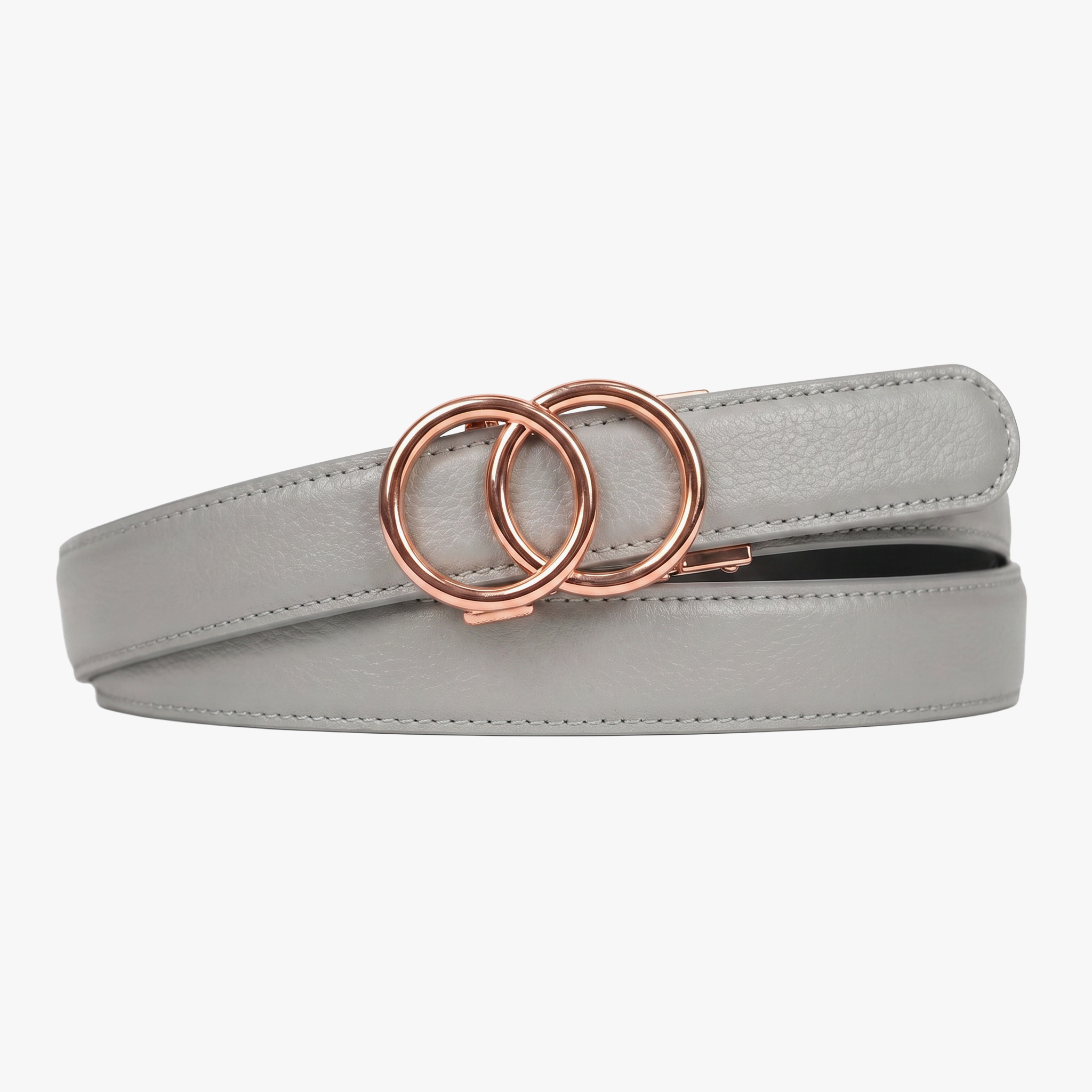 Modern Belt - Grey Silver Buckle Modern Belt - Grey Silver Buckle