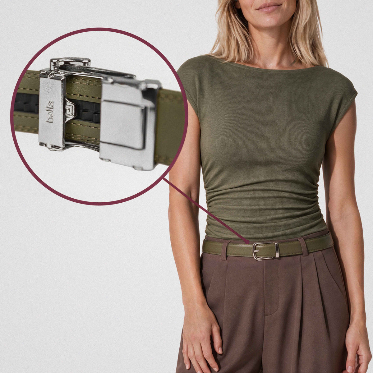 Classic Belt - Olive Green